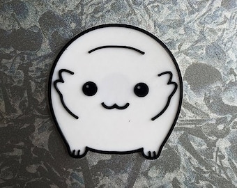 Moopsy! 2 inch wide multicolor 3D printed Magnet, (2 pack!), Lower Decks, available as an Ornamnet