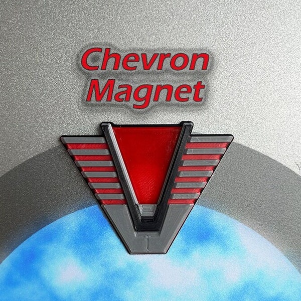 2 inch Gate Chevron multicolor 3D printed Magnet! Multipacks available!