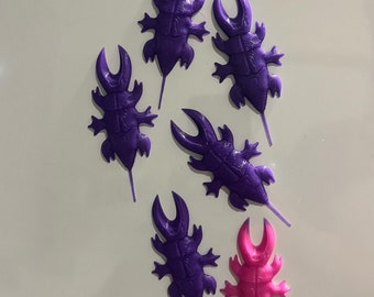 Conspiracy bug MAGNETS! Heat-Sensitive COLOR CHANGING Federation butt bugs! next generation