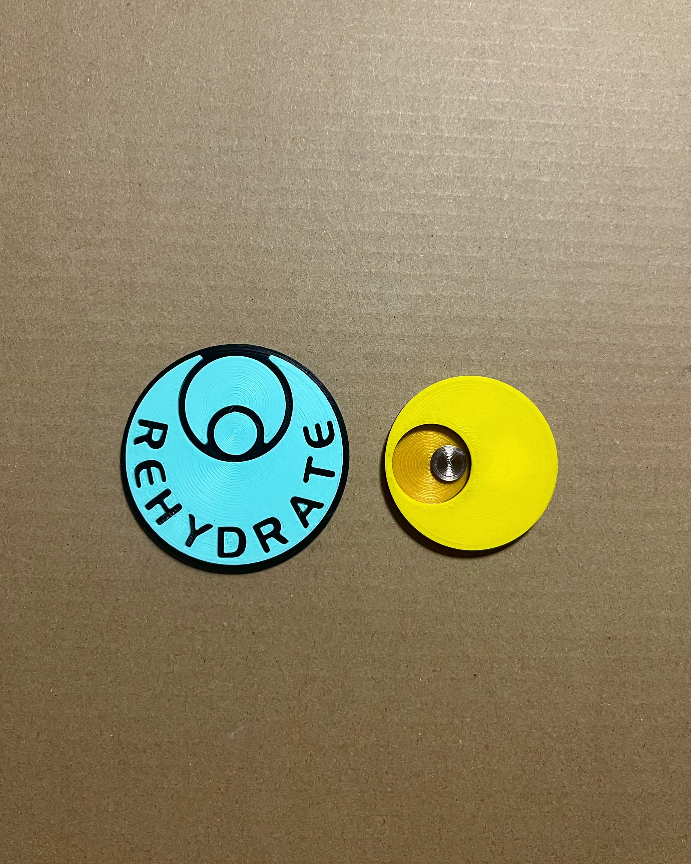 Set of 2 multicolor 3D printed Magnets, inspired by Three Body Problem