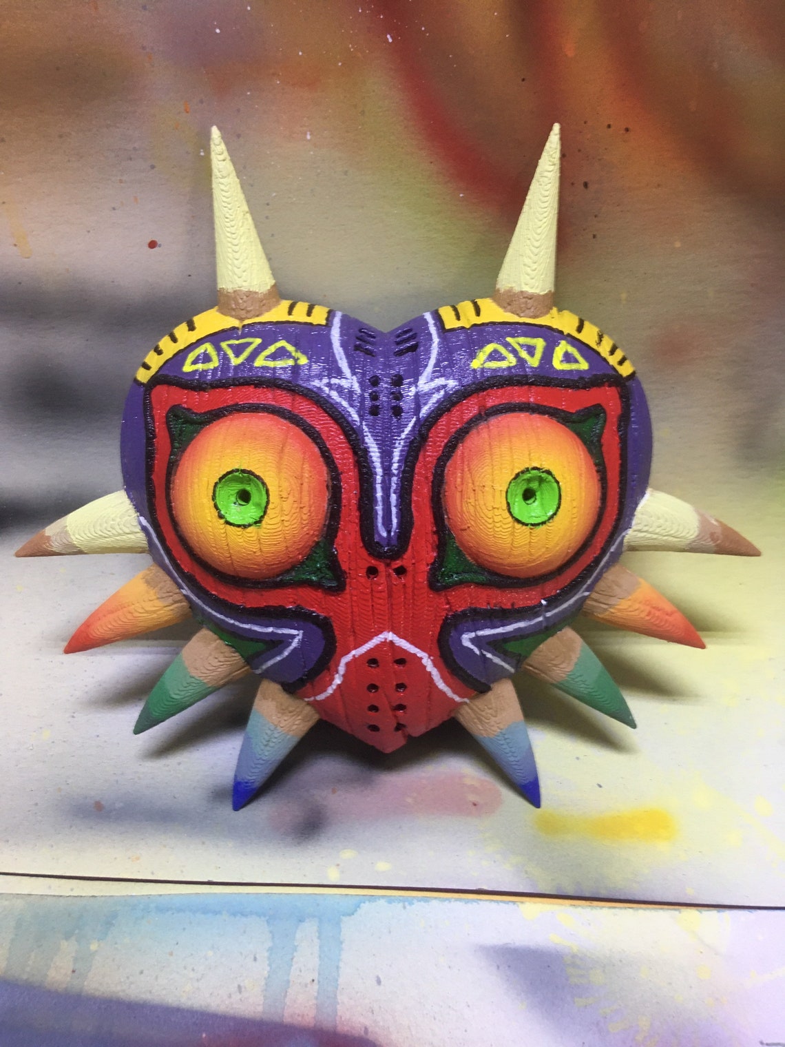 Replica Small Legend of Zelda Majoras Mask for Display Etsy