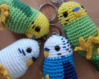 Crochet pattern Bubi the budgie / Budgie / Instructions / Amigurumi / PDF / Pattern / Bird / Parakeet / German