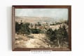 Vintage Landscape Painting, French Oil Painting, Farmhouse Decor | Printable Painting, #178 , INSTANT DOWNLOAD
