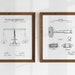 Law Patent Prints Set of 2 Printable Patent Artwork Law - Etsy