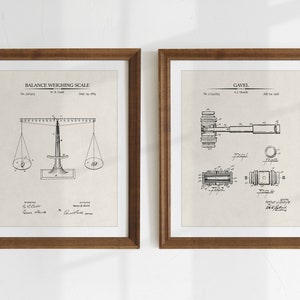 Law Patent Prints - Set of 2 - Printable Patent Artwork, Law Wall Art ...