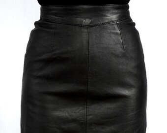 tan leather mini skirt uk