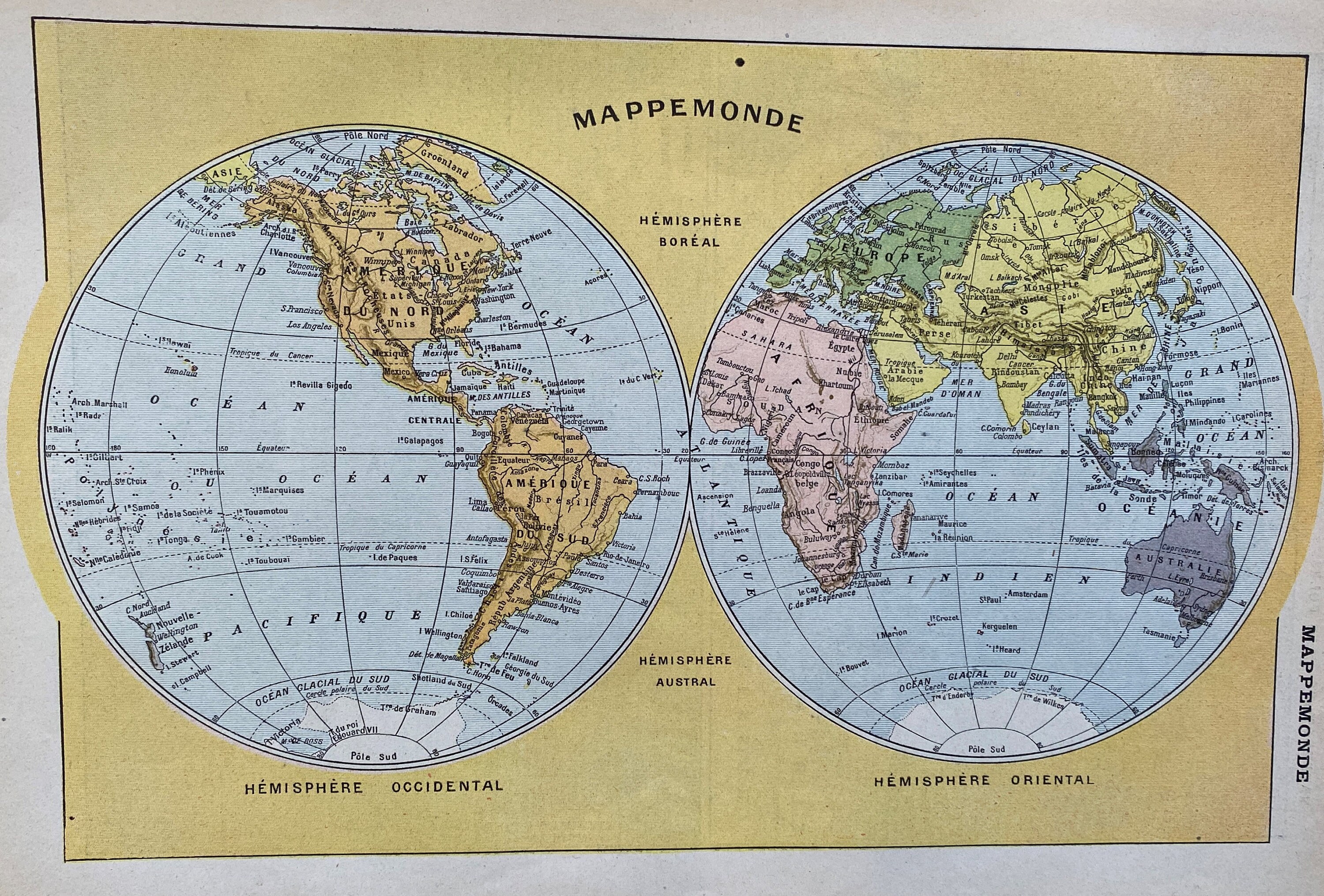 Choisissez Votre Propre Carte Cartes Français Années 1930, Dictionnaire Larousse, Vintage