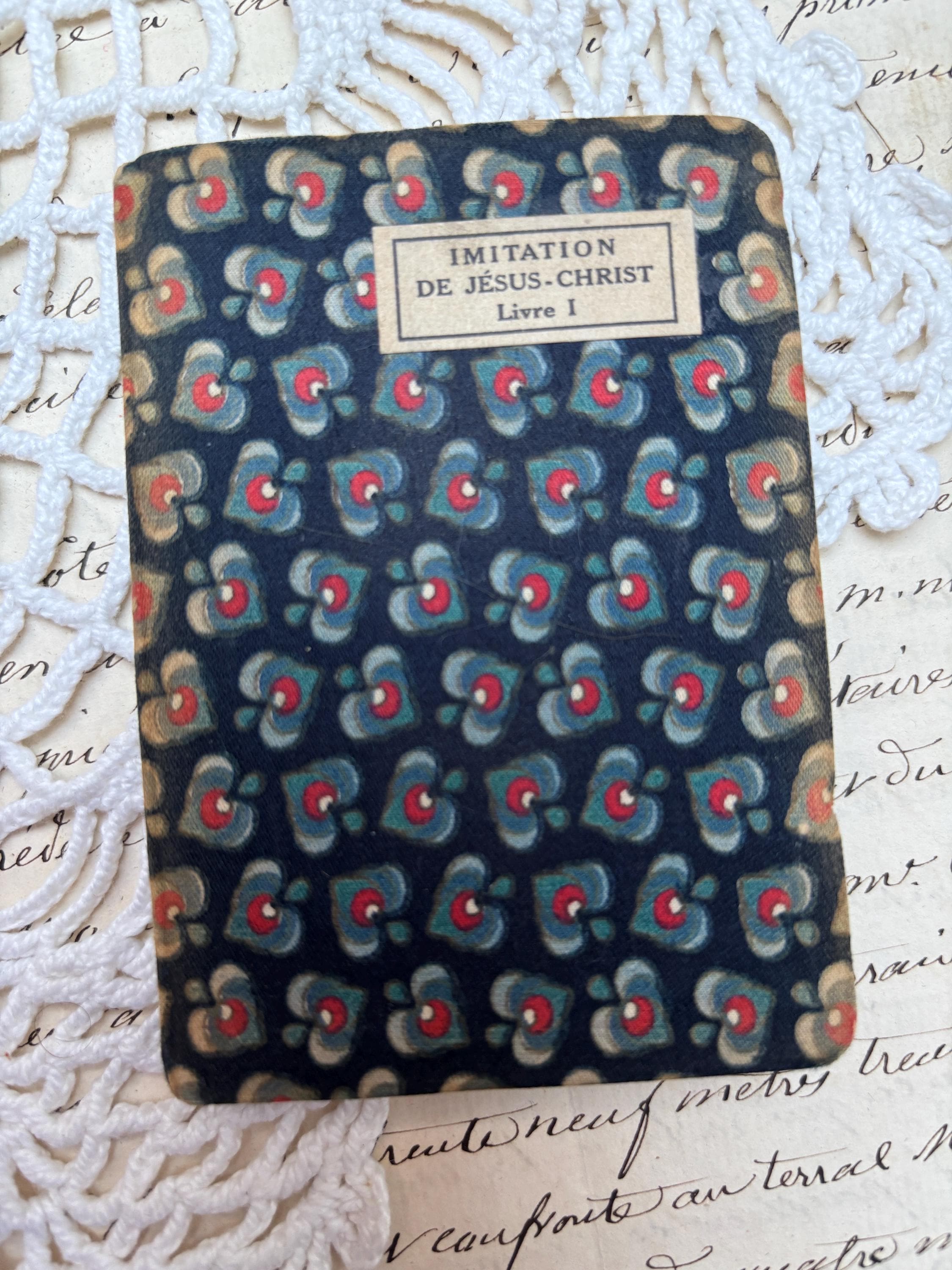 Imitation De Jésus-christ, Livre I, Miniature French Vintage Book