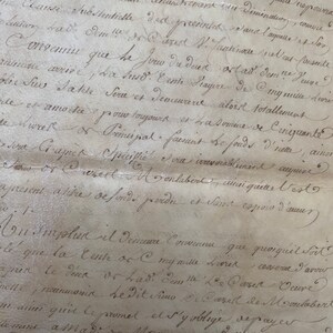 Document français ancien de 1780, manuscrits, manuscrits, calligraphie, pièces éphémères anciennes de France, morceau d'histoire image 7