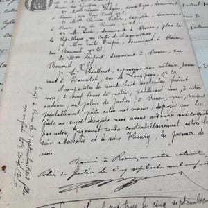 1903 {2} antico manoscritto francese manoscritto con francobolli o timbres fiscaux, documenti originali antichi dalla Francia, documenti storici