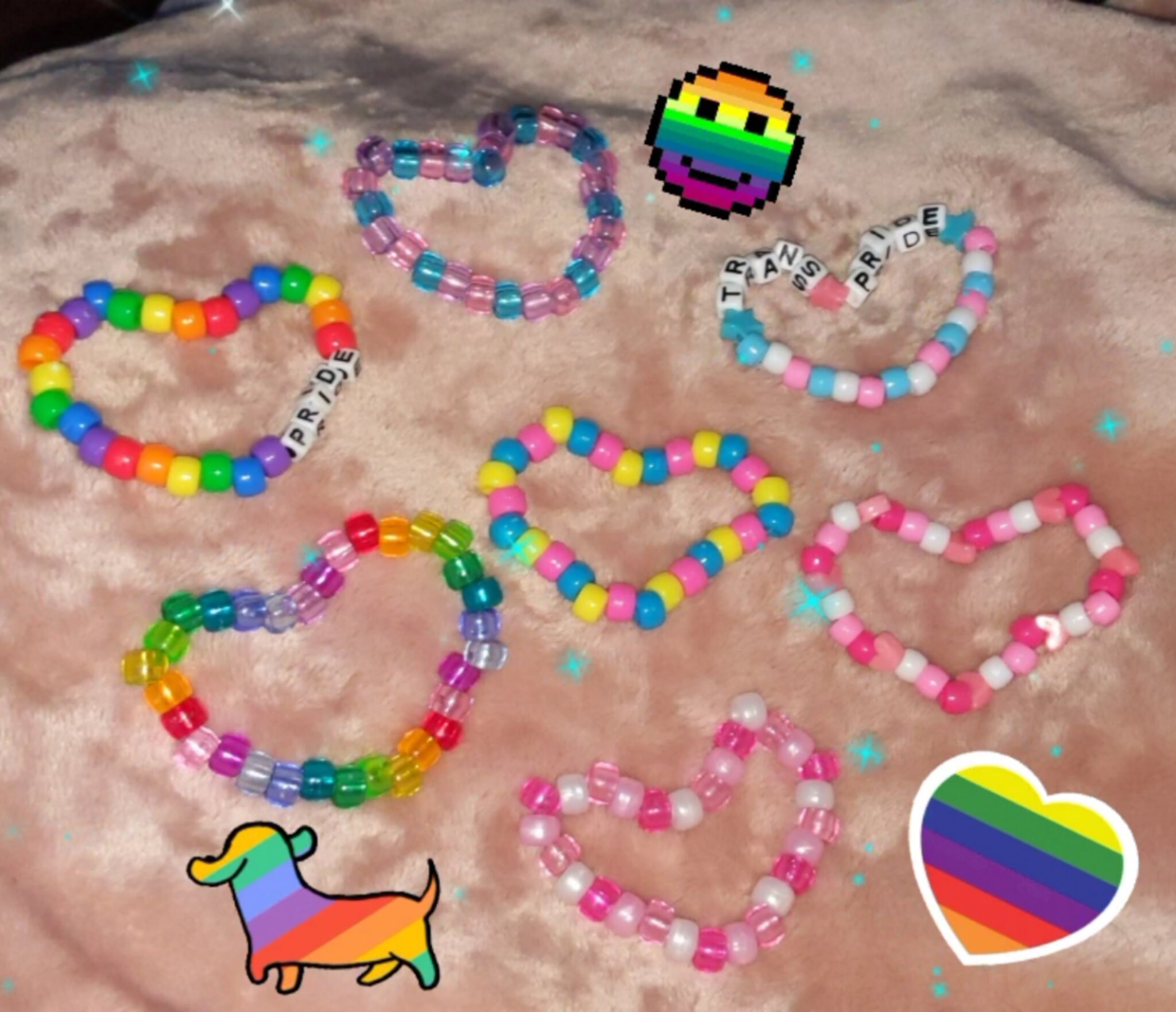 Pride Kandi Bracelets Etsy