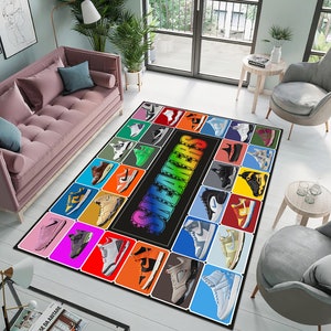 Sneaker Collection Printed Rug, Accent Rug for Sneaker Collectors, Dope  Home Decor o172 (2.6x3.9 feet - 80x120 cm)