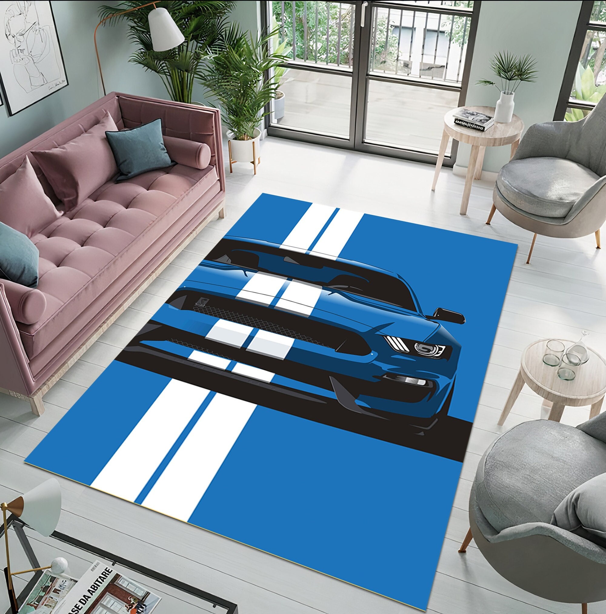 Vintage cheap car rug