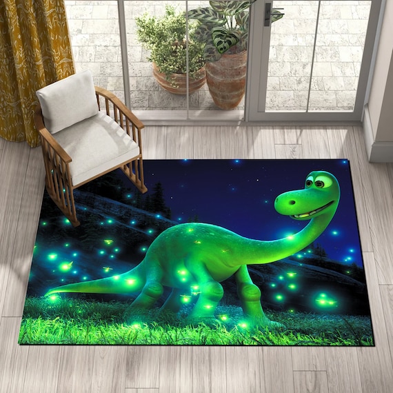 Dino vloerkleed kinderkamer vloerkleed tapijt - Etsy België
