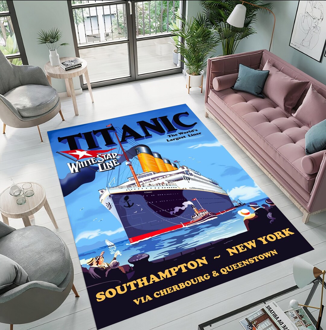 Titanic Rug Southamptonnew York Custom Rugs Decorative Etsy