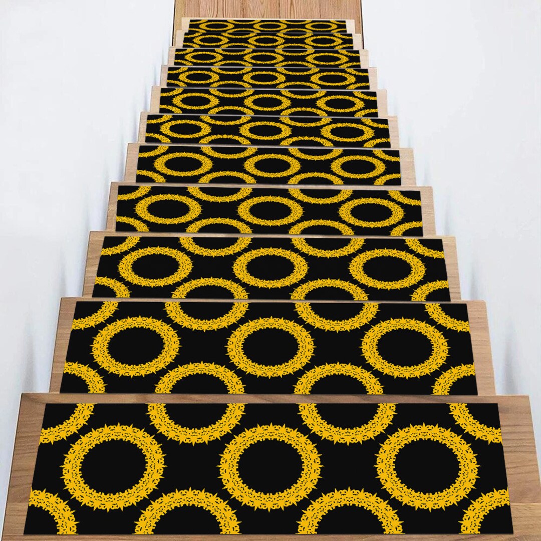 Ruggable Stair Rug,moroccan Rug,stair Runners,ethnic Rug,black Stair