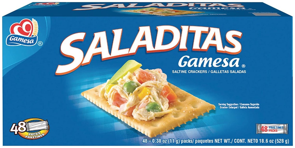 Gamesa Saladitas Saltine Crackers 0.38 oz 48 Count 4 Boxes Etsy