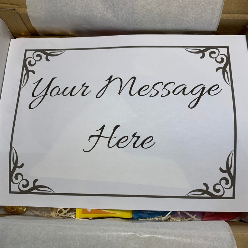 Letterbox Gift Tea Coffee and Biscuit Letterbox Gift Sharing Box for