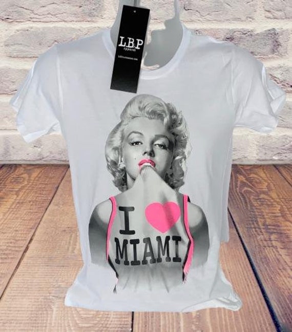 I Love Miami Marilyn Monroe Graphic T 