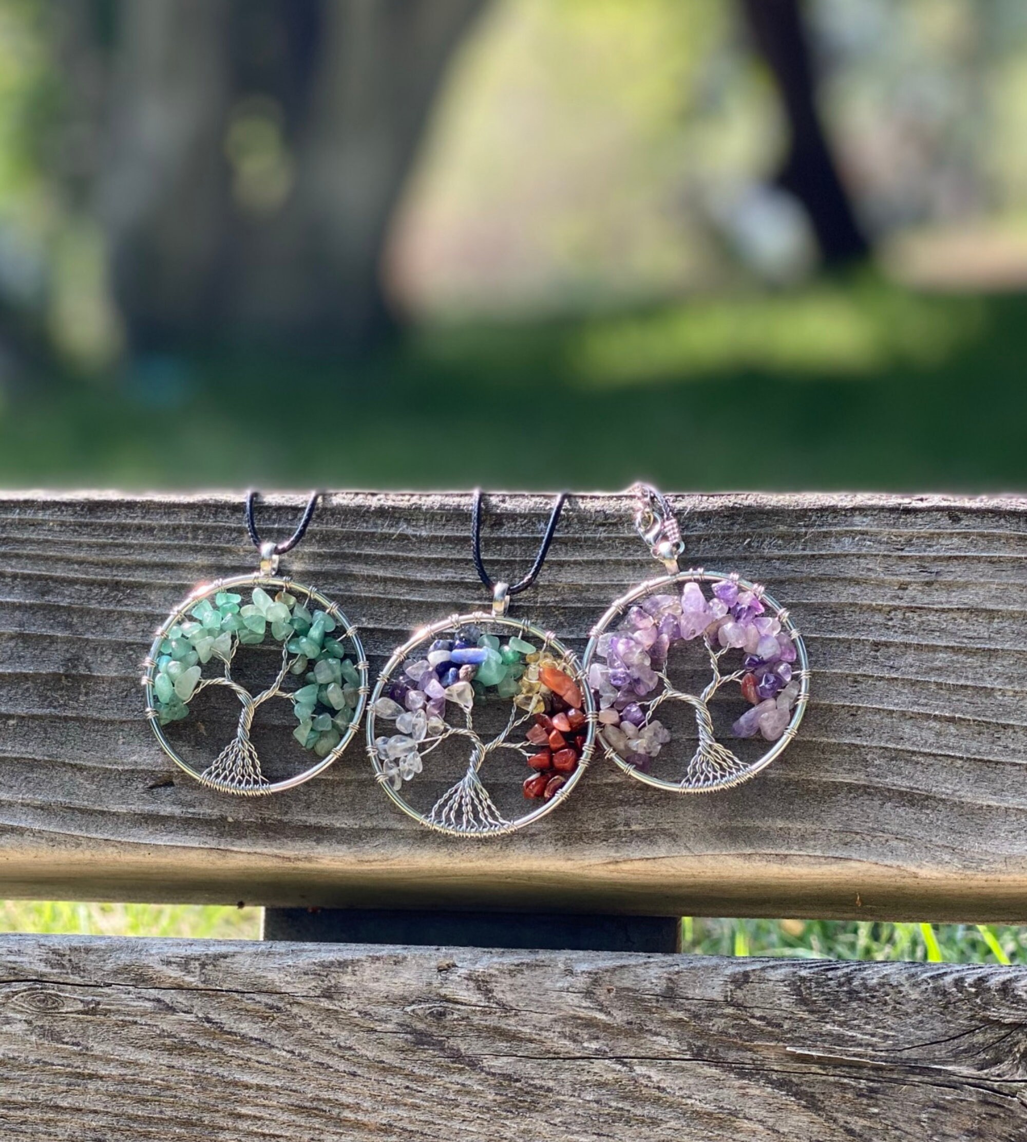 Crystal tree necklace Clearance