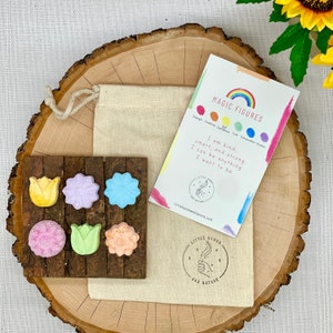 Ingrediente de poción de flores mágicas Kit sensorial para niños con afirmaciones Actividad consciente STEM Regalo de flores mágicas Juguetes gaseosos imagen 3