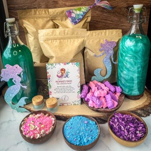 Mermaids Magic Potion Play Party Kit - Magical Birthdays - Mermaid Potion - Mindful Birthday - Birthday Kits for Kids - Magical Celebration