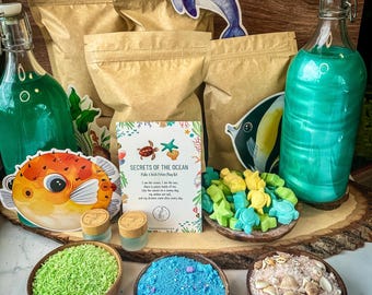 Secrets Of The Ocean Potion Play Party Kit: Sensory Birthday Activity