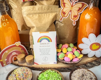 Rainbow Joy Potion Party Kit: Sensory Play Birthday Celebration