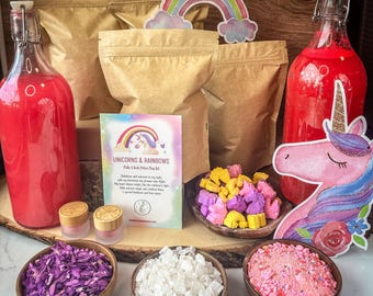 Unicorn & Rainbow Potion Party Kit: Magical Birthday Celebration