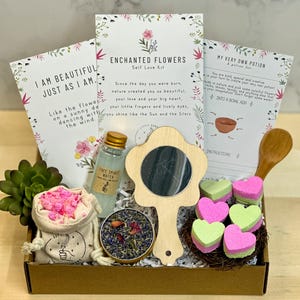 Kit de poción de amor propio con flores encantadas: regalo de cumpleaños para niños, biodegradable, no tóxico, actividad STEM, regalo para amigos, juego consciente