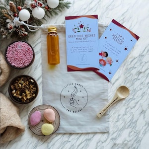 Gratitude Wishes Potion Pouch for Kids: Sensory Holiday Play with Affirmations