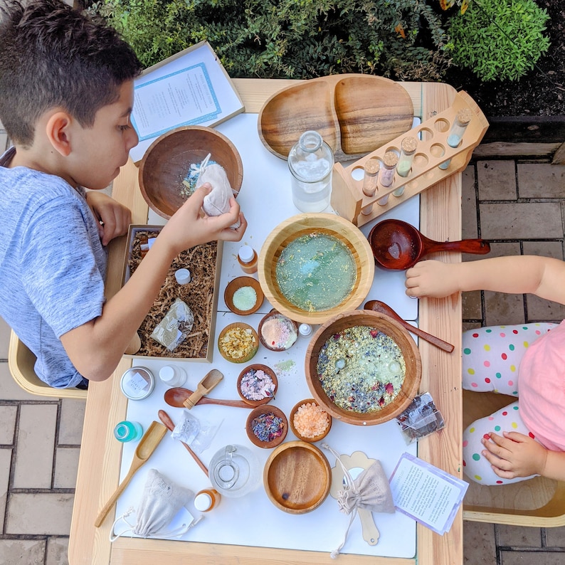 Kit de poción de alegría arcoíris para niños: STEM, afirmaciones, biodegradable imagen 8