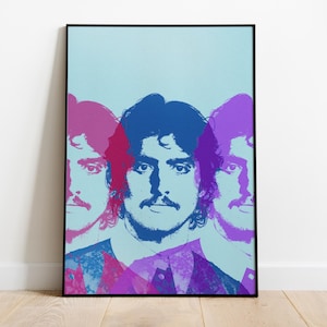 Benson Boone-print, mystiek magisch, Y2K-muurkunst, grafiekmuziek, populaire songtekstposter, cadeau voor haar, kunst aan de muur met kleurovergang, vrouwelijke muurkunst