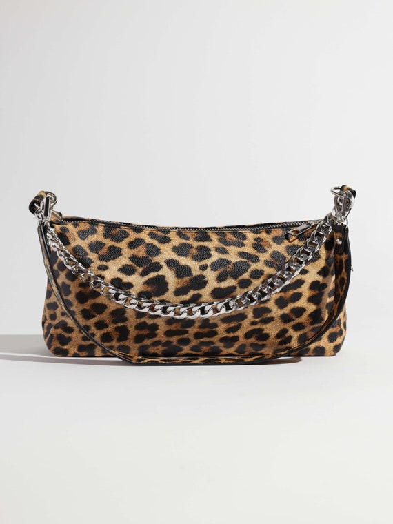 Cheetah print shoulder bag hotsell