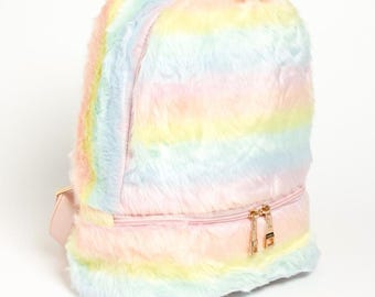 Rainbow Unicorn Plush Backpack
