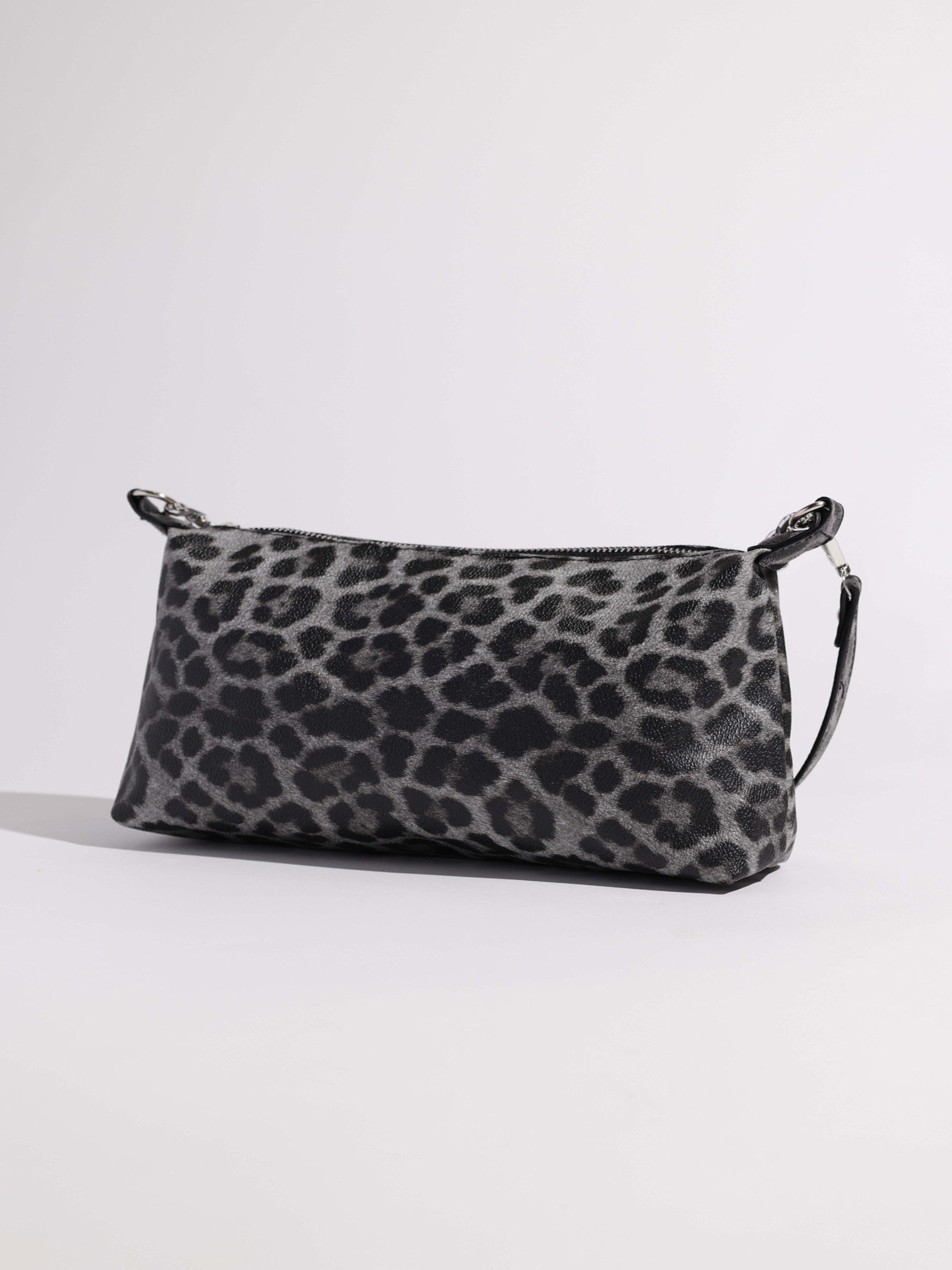 AUSDIO★韓国人気 Silver Chain Frame Bag Leopard/Black Edge Leopard Shoulder Bag With Chain - Etsy