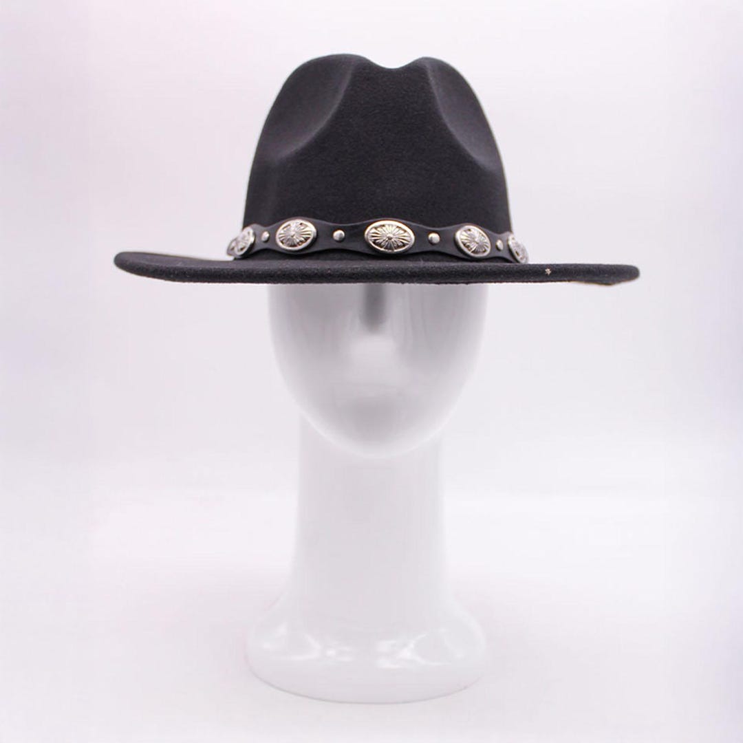 Concho Disc Chain Cowboy Hat main image 1