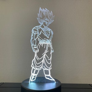 Lampe Murale Néon Goku Dragon Ball Z pas cher 