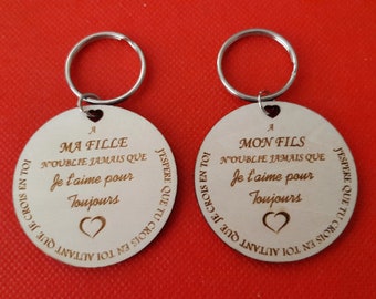 Key ring dedicated to your child, girl or boy.
