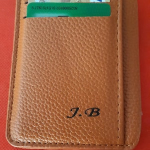 Porte cartes portefeuille personnalisé.