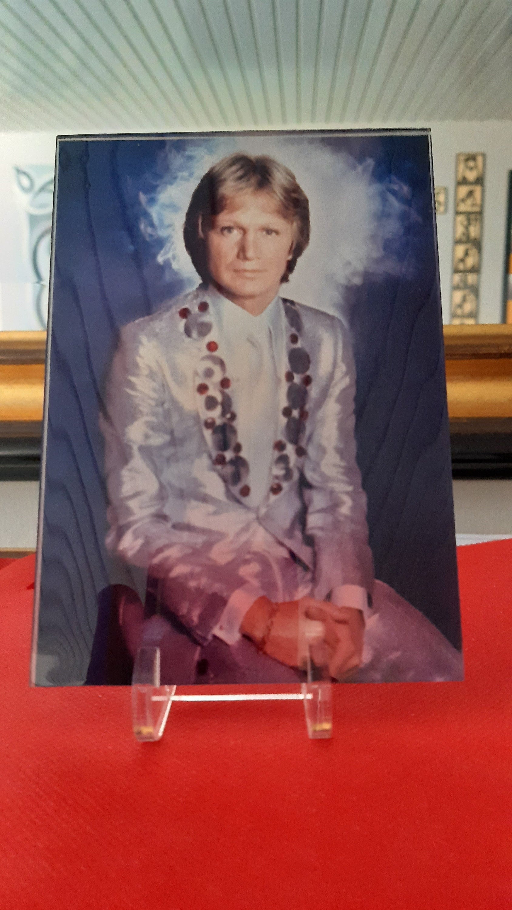 Claude François, customizable plexiglass print.