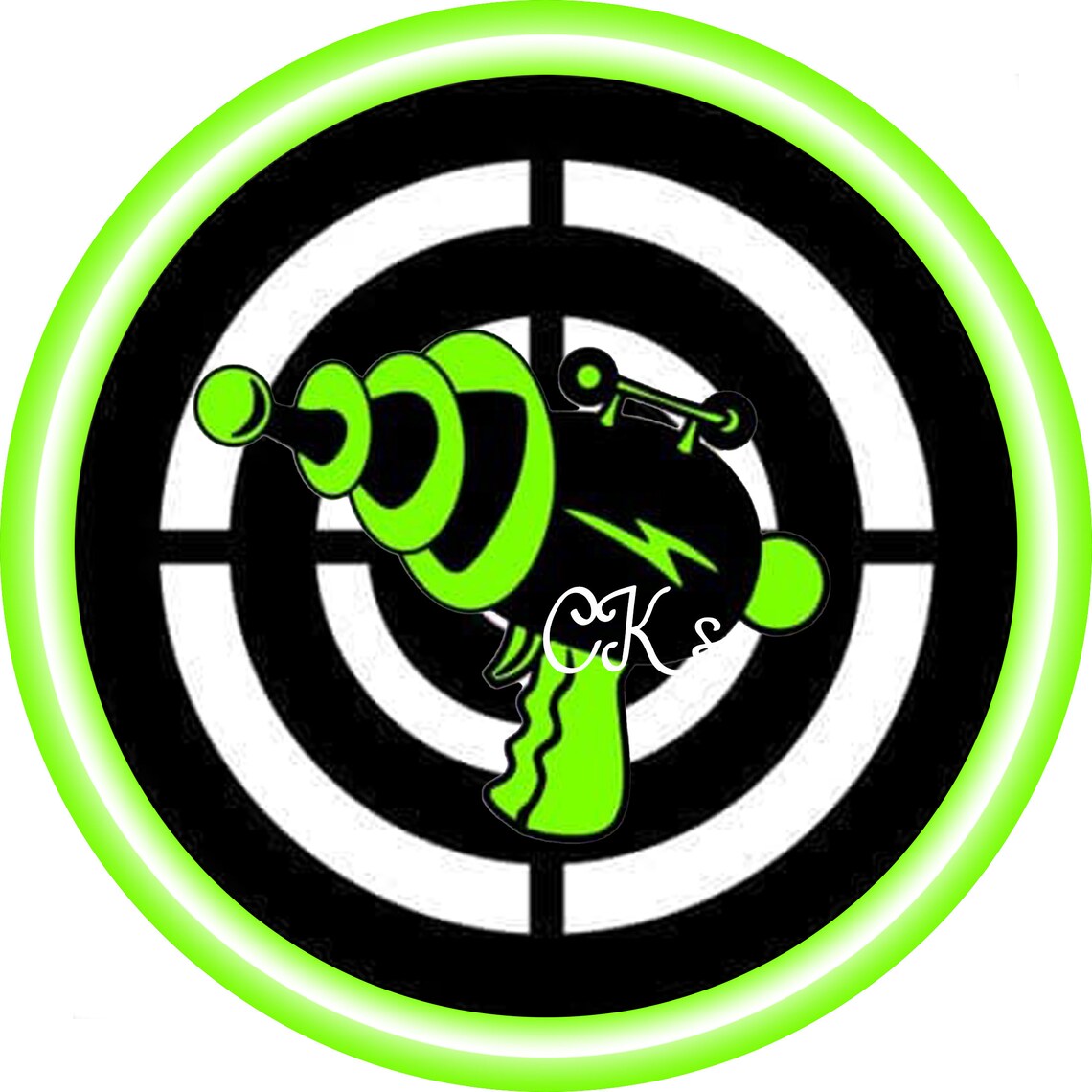 Laser Tag Theme Edible Image Cake Topper Etsy