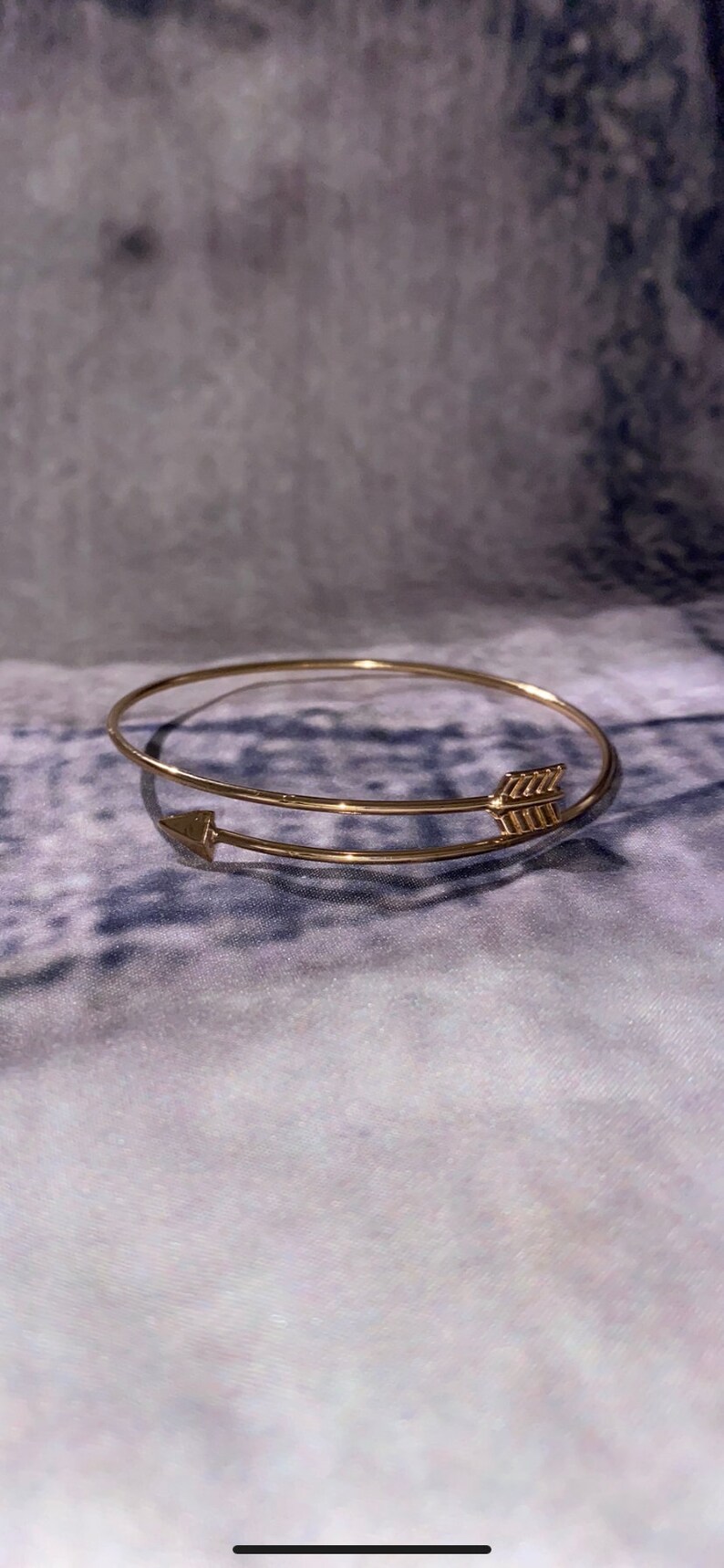Gold Arrow Bangle