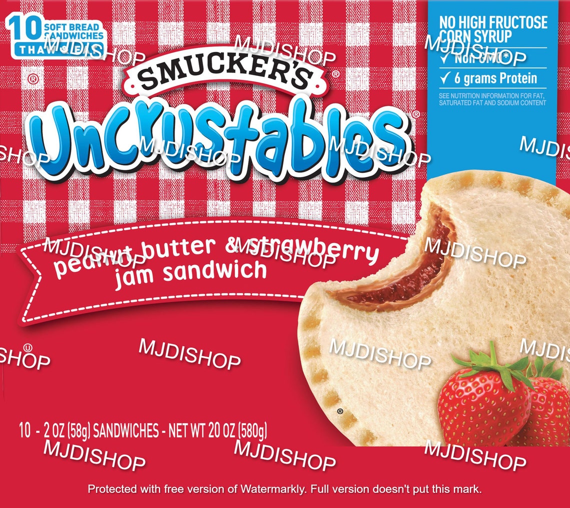 Uncrustables PNG High Quality Designs 20 oz sublimation Etsy