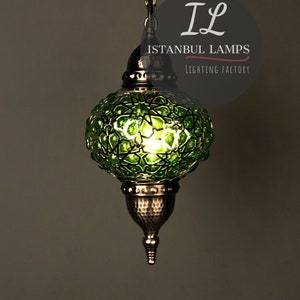 Turkish\Moroccan Glass Pendant Lamp | Hanging Light