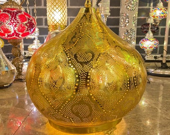 Handgemachte Boho Tischlampe