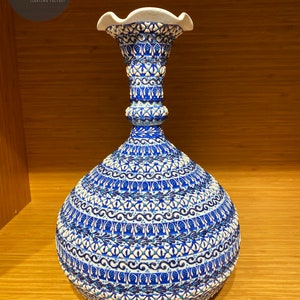 Unique Handmade Ceramic Textured Flower Vase | Home Gift