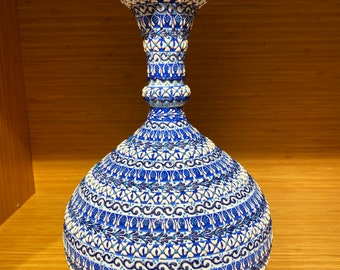 Unique Handmade Ceramic Textured Flower Vase | Home Gift
