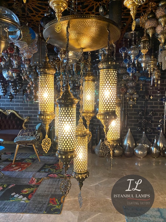 Moroccan turkish Chandelier Living Roomkitchen Decor Lamp Etsy UK