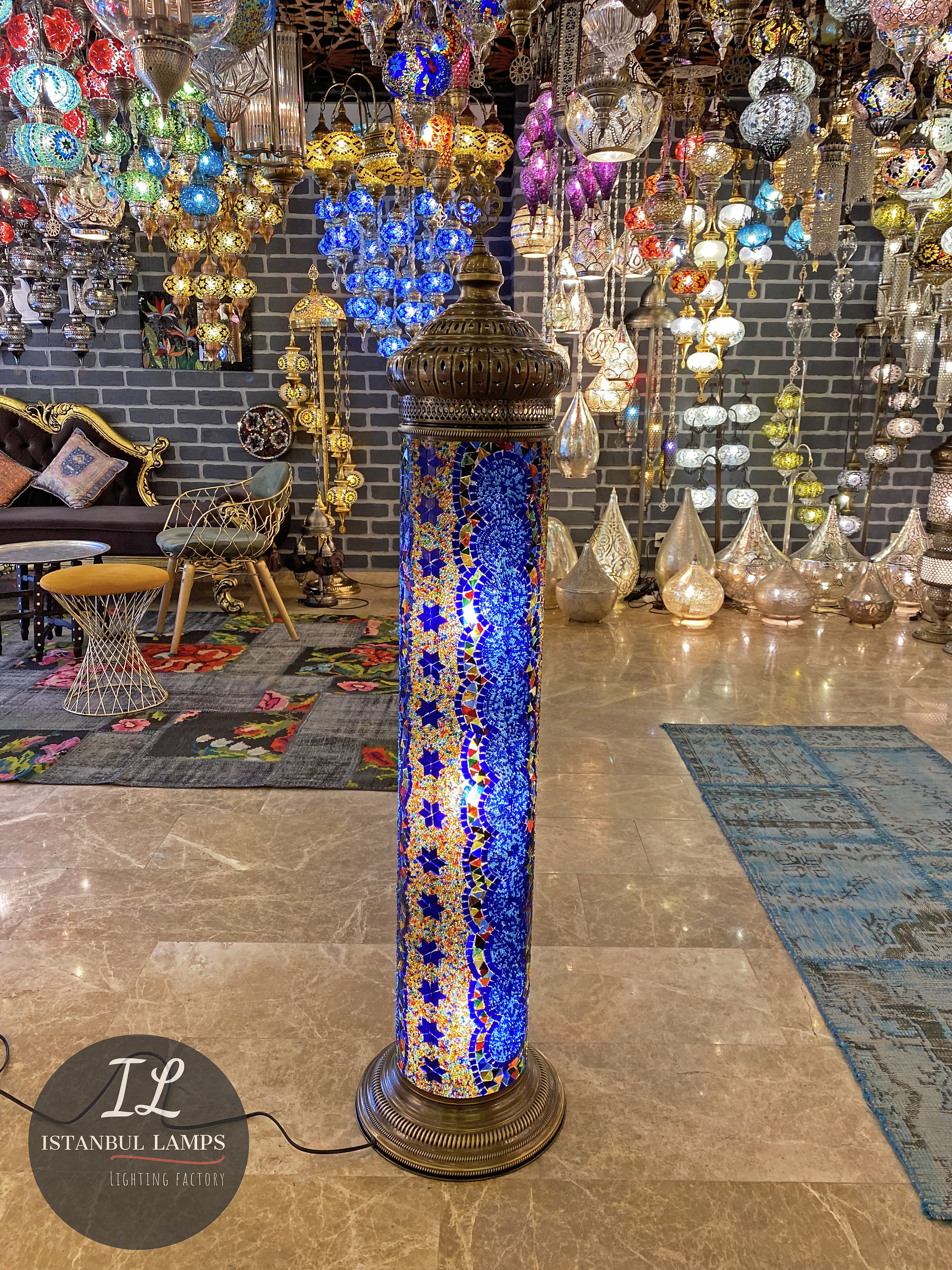 【HERMOSA】TURKU FLOOR LAMP S ハモサ Hortsun Turkish Lamp Moroccan Floor Lamp Handmade Globe